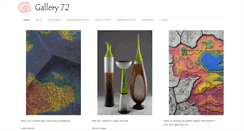 Desktop Screenshot of gallery72.com